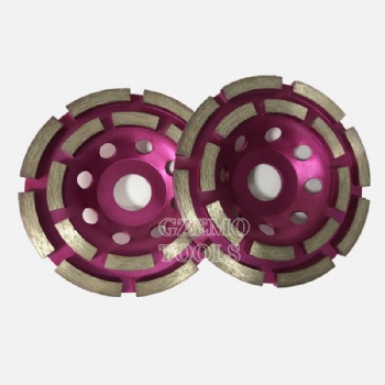  Diamond double row cup wheels	