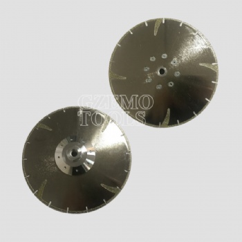 Electroplated diamond blade