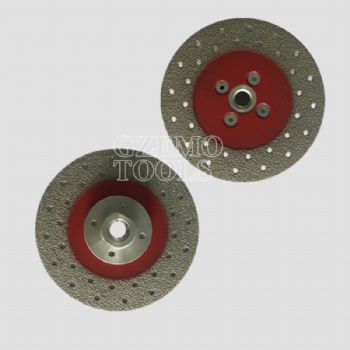 Vacuum brazed diamond saw blade