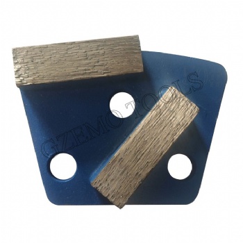 Trapezoid Metal Bonded Grinding Plate for concrete stone