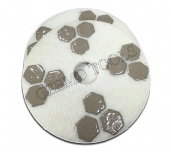  Fiber Sponge Diamond Impregnated Polishing and Burnishing Pad for Concrete and Stones	